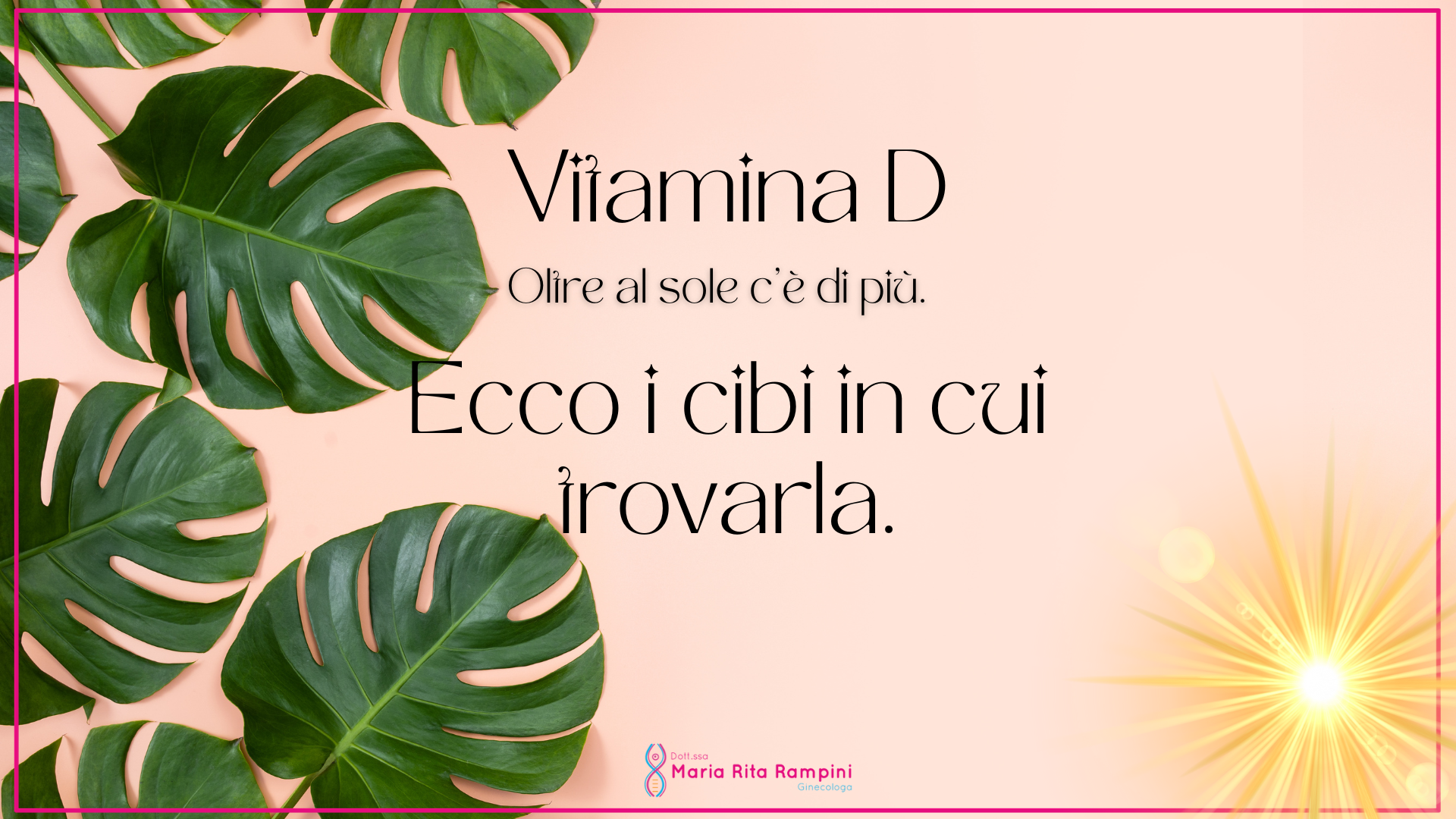 Vitamina D ecco i cibi in cui trovarla